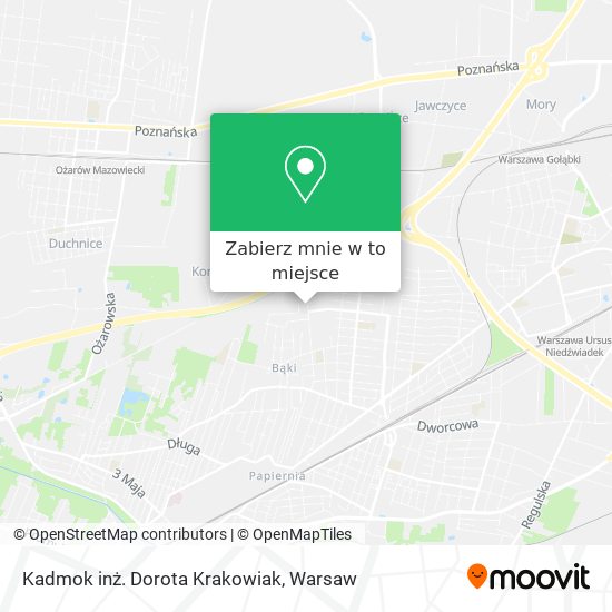 Mapa Kadmok inż. Dorota Krakowiak