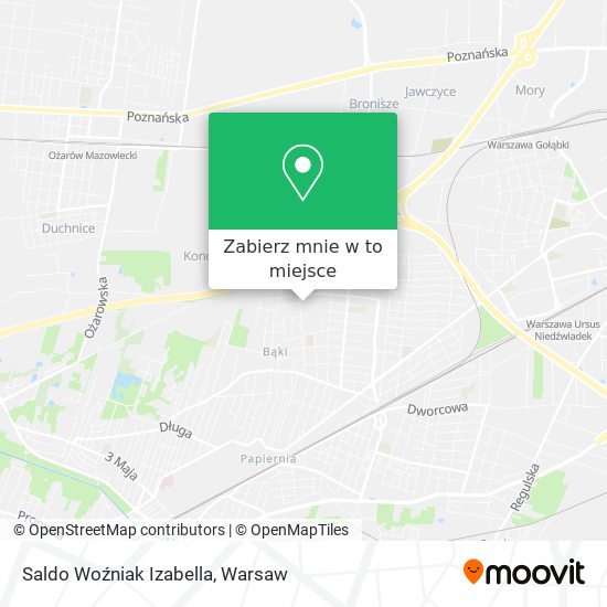 Mapa Saldo Woźniak Izabella