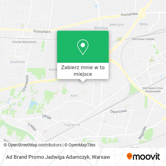 Mapa Ad Brand Promo Jadwiga Adamczyk