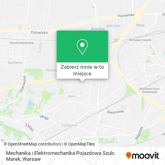 Mapa Mechanika i Elektromechanika Pojazdowa Szulc Marek