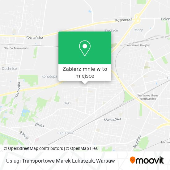 Mapa Uslugi Transportowe Marek Lukaszuk