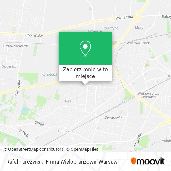 Mapa Rafał Turczyński Firma Wielobranżowa