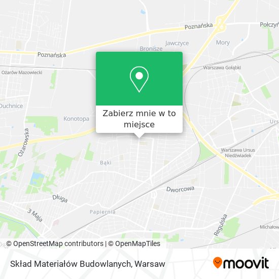 Mapa Skład Materiałów Budowlanych