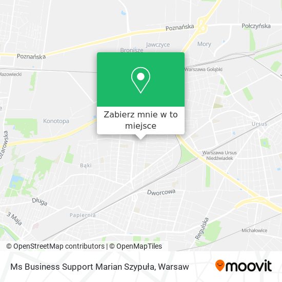 Mapa Ms Business Support Marian Szypuła