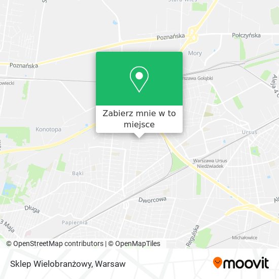 Mapa Sklep Wielobranżowy