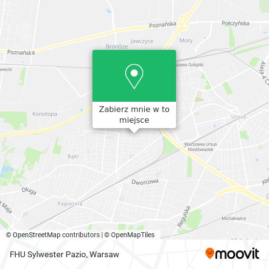 Mapa FHU Sylwester Pazio