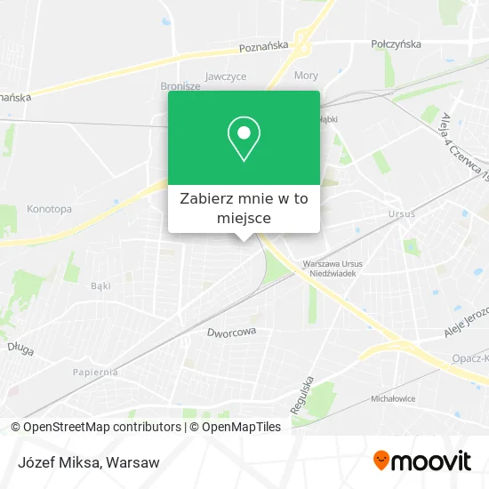 Mapa Józef Miksa
