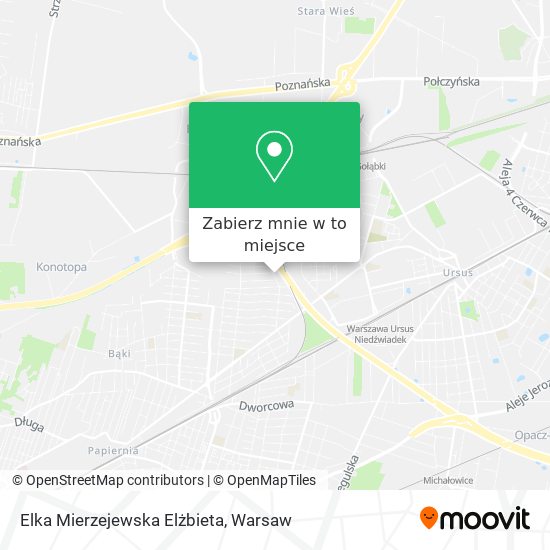 Mapa Elka Mierzejewska Elżbieta