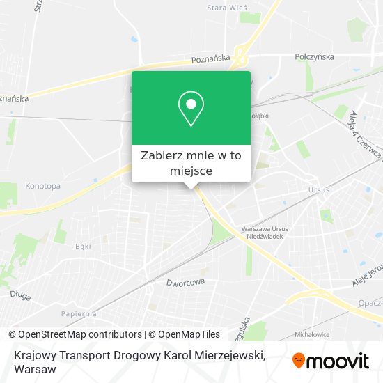 Mapa Krajowy Transport Drogowy Karol Mierzejewski