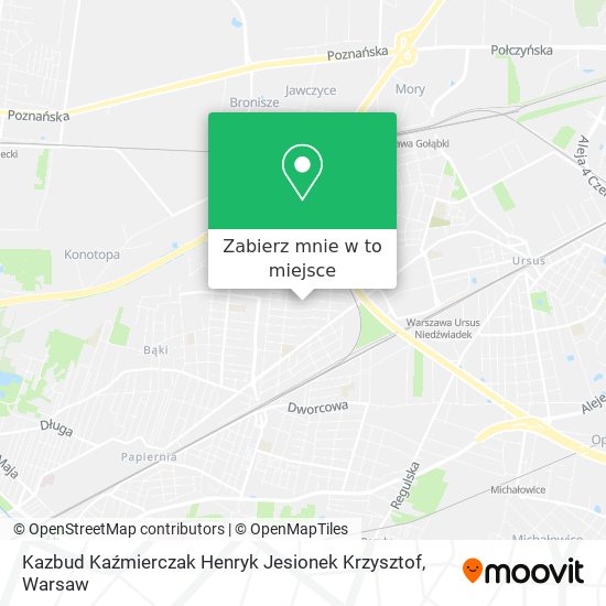 Mapa Kazbud Kaźmierczak Henryk Jesionek Krzysztof