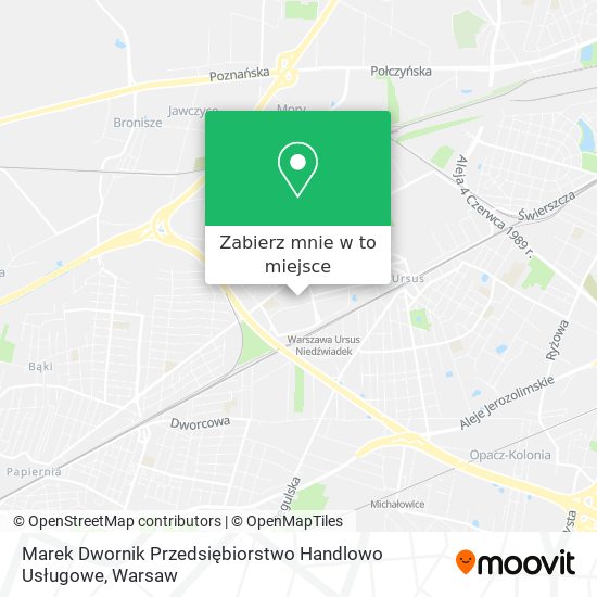 Mapa Marek Dwornik Przedsiębiorstwo Handlowo Usługowe