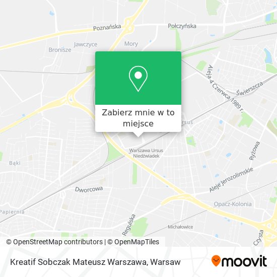 Mapa Kreatif Sobczak Mateusz Warszawa