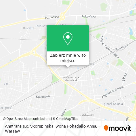 Mapa Anntrans s.c. Skorupińska Iwona Pohadajło Anna