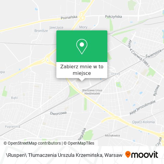 Mapa \Ruspen\ Tłumaczenia Urszula Krzemińska