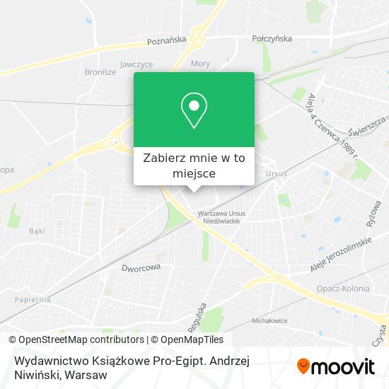 Mapa Wydawnictwo Książkowe Pro-Egipt. Andrzej Niwiński