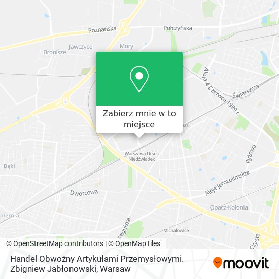 Mapa Handel Obwoźny Artykułami Przemysłowymi. Zbigniew Jabłonowski