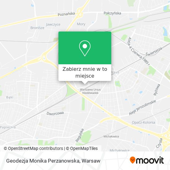 Mapa Geodezja Monika Perzanowska