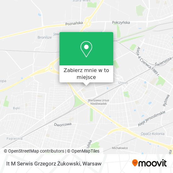 Mapa It M Serwis Grzegorz Żukowski