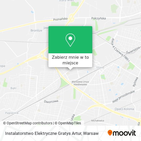 Mapa Instalatorstwo Elektryczne Gratys Artur