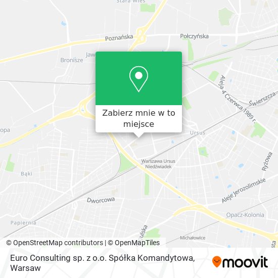 Mapa Euro Consulting sp. z o.o. Spółka Komandytowa