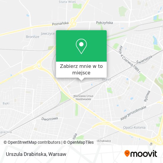 Mapa Urszula Drabińska