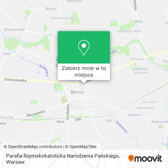 Mapa Parafia Rzymskokatolicka Narodzenia Pańskiego