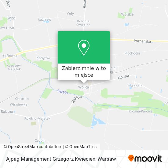 Mapa Ajpag Management Grzegorz Kwiecień