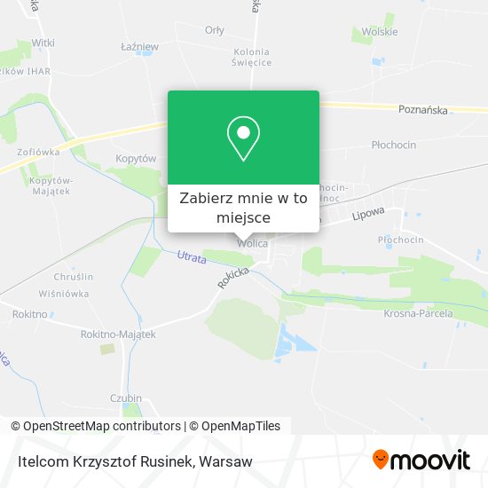 Mapa Itelcom Krzysztof Rusinek