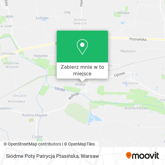 Mapa Siódme Poty Patrycja Ptasińska