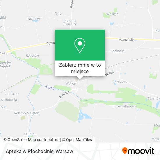 Mapa Apteka w Płochocinie