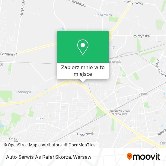 Mapa Auto-Serwis As Rafał Skorza