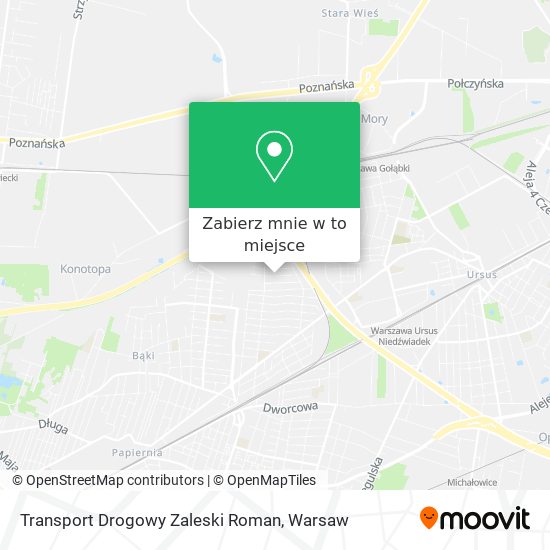 Mapa Transport Drogowy Zaleski Roman