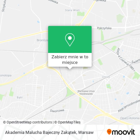 Mapa Akademia Malucha Bajeczny Zakątek