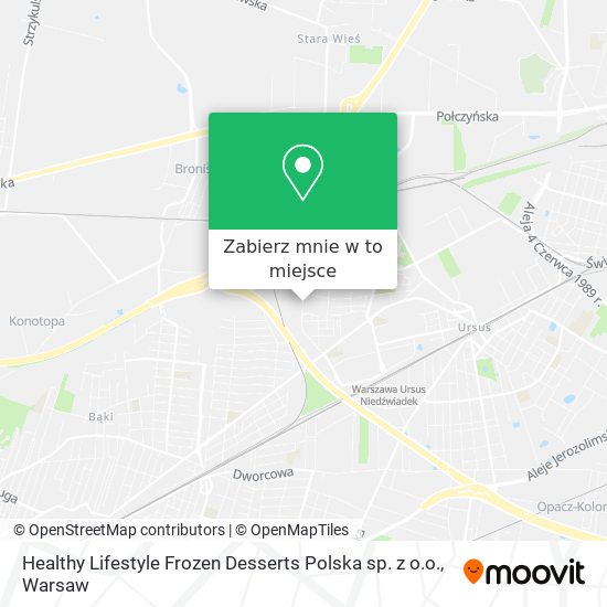 Mapa Healthy Lifestyle Frozen Desserts Polska sp. z o.o.