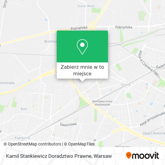 Mapa Kamil Stankiewicz Doradztwo Prawne