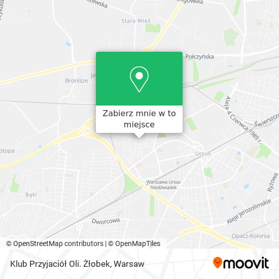 Mapa Klub Przyjaciół Oli. Żłobek