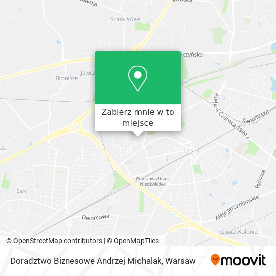 Mapa Doradztwo Biznesowe Andrzej Michalak