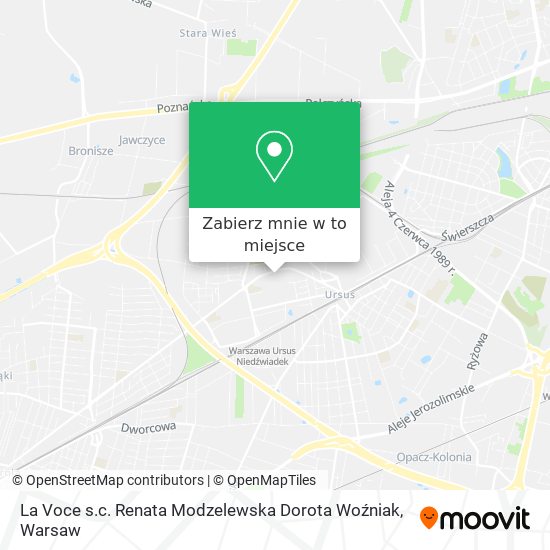 Mapa La Voce s.c. Renata Modzelewska Dorota Woźniak