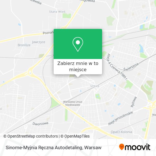 Mapa Sinome-Myjnia Ręczna Autodetaling