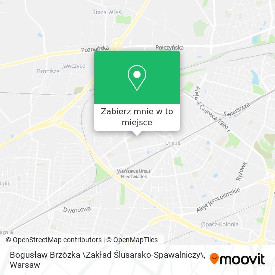 Mapa Bogusław Brzózka \Zakład Ślusarsko-Spawalniczy\