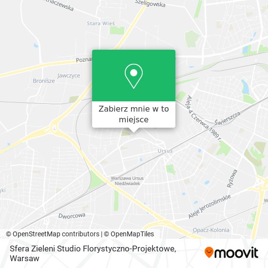 Mapa Sfera Zieleni Studio Florystyczno-Projektowe