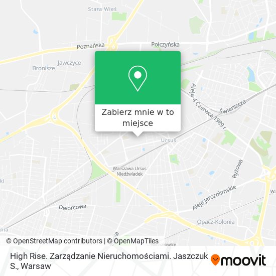 Mapa High Rise. Zarządzanie Nieruchomościami. Jaszczuk S.