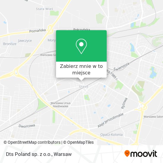 Mapa Dts Poland sp. z o.o.