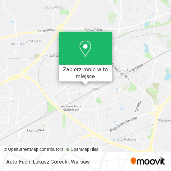 Mapa Auto-Fach. Łukasz Górecki