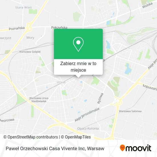 Mapa Paweł Orzechowski Casa Vivente Inc