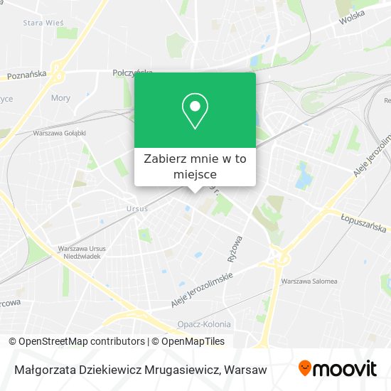 Mapa Małgorzata Dziekiewicz Mrugasiewicz