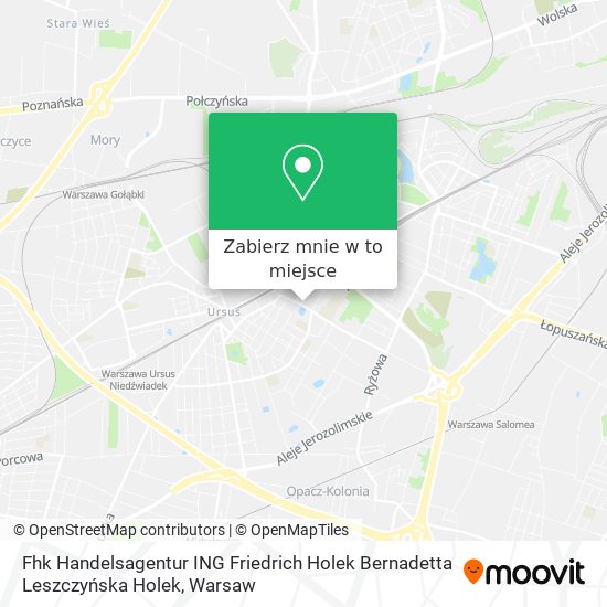 Mapa Fhk Handelsagentur ING Friedrich Holek Bernadetta Leszczyńska Holek