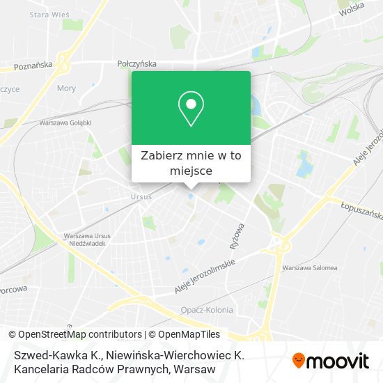 Mapa Szwed-Kawka K., Niewińska-Wierchowiec K. Kancelaria Radców Prawnych