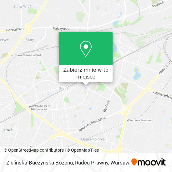 Mapa Zielińska-Baczyńska Bożena, Radca Prawny