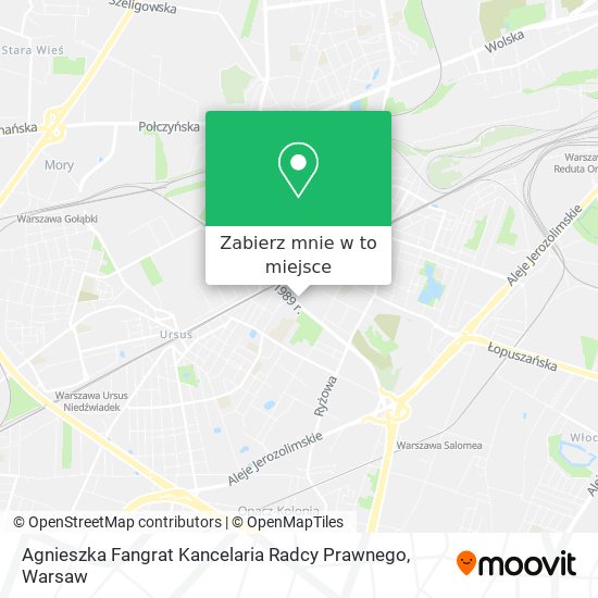 Mapa Agnieszka Fangrat Kancelaria Radcy Prawnego